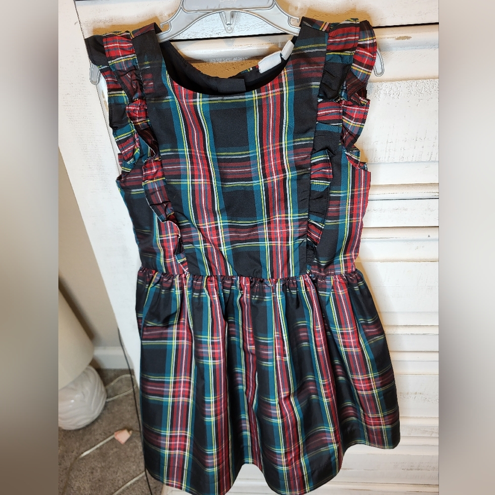 Gap Kids Holiday Plaid Girls Dress